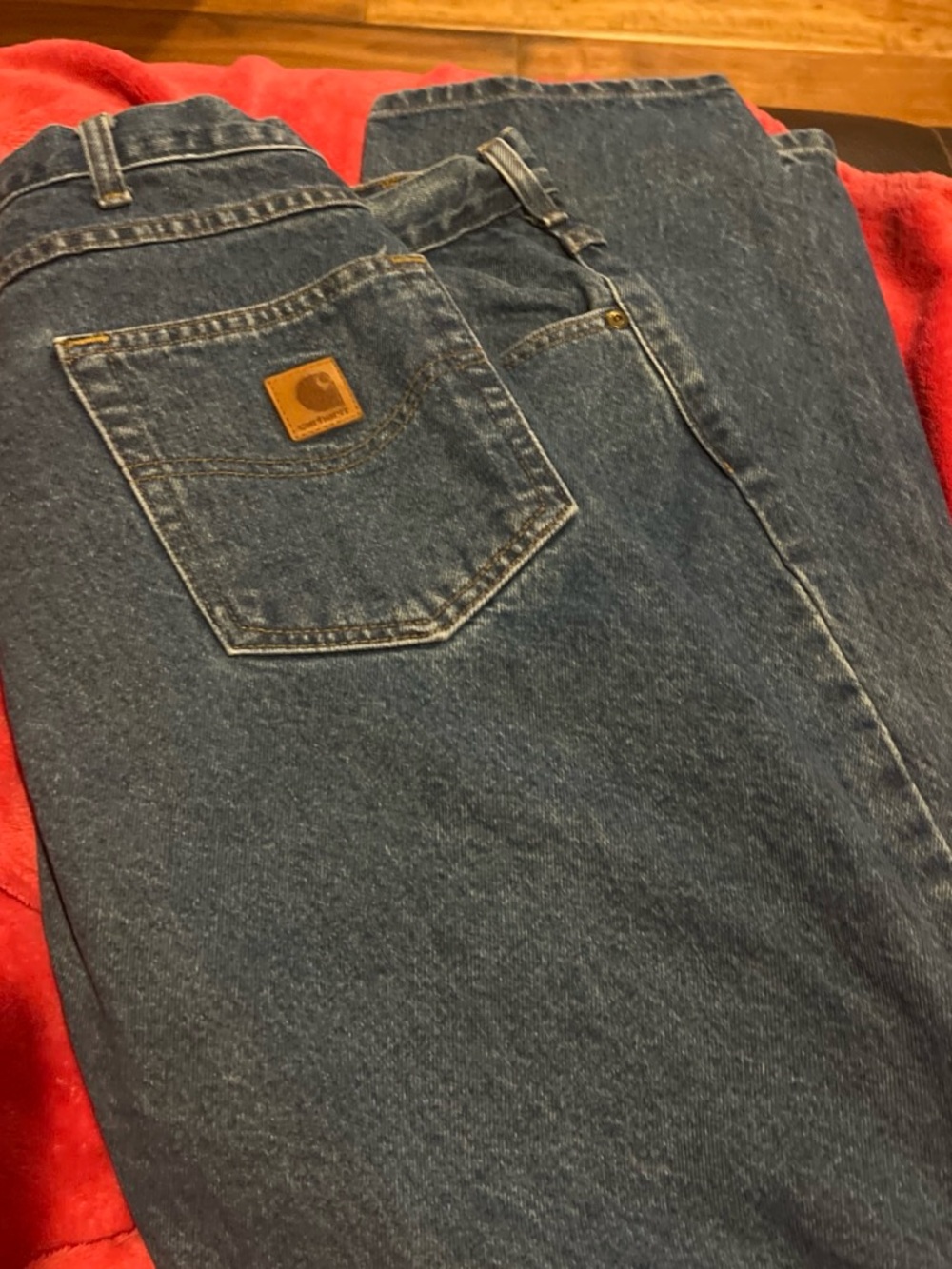 Carhartt B18 100%cotton non stretch mens jeans 38x34